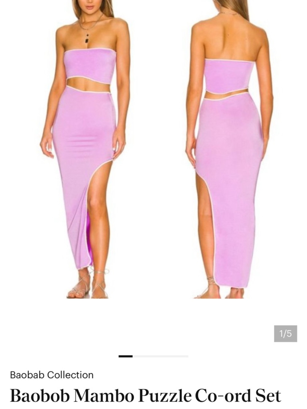 Baobab Collection Orchid Skirt Set - Picture 2 of 4